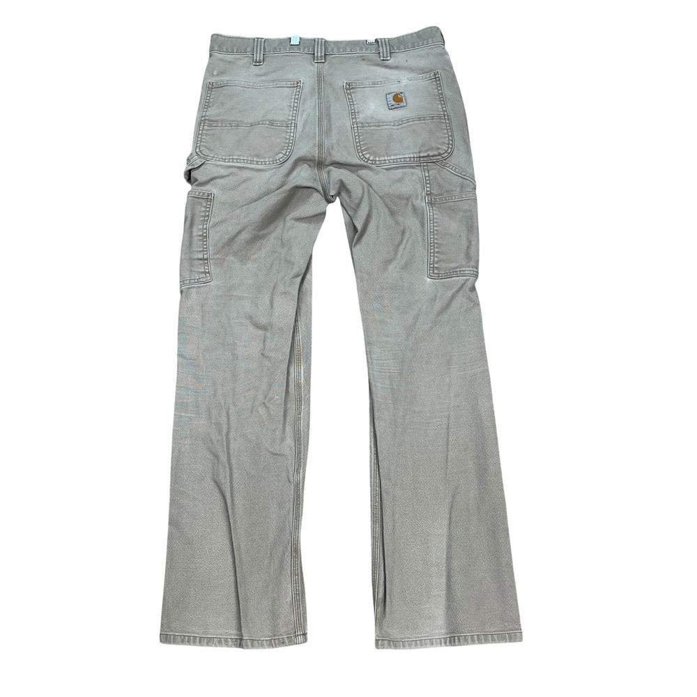 Carhartt Rugged Flex Pants Men 33x32‎ Gray Straight Leg Cargo Relaxed Distressed - Picture 5 of 16